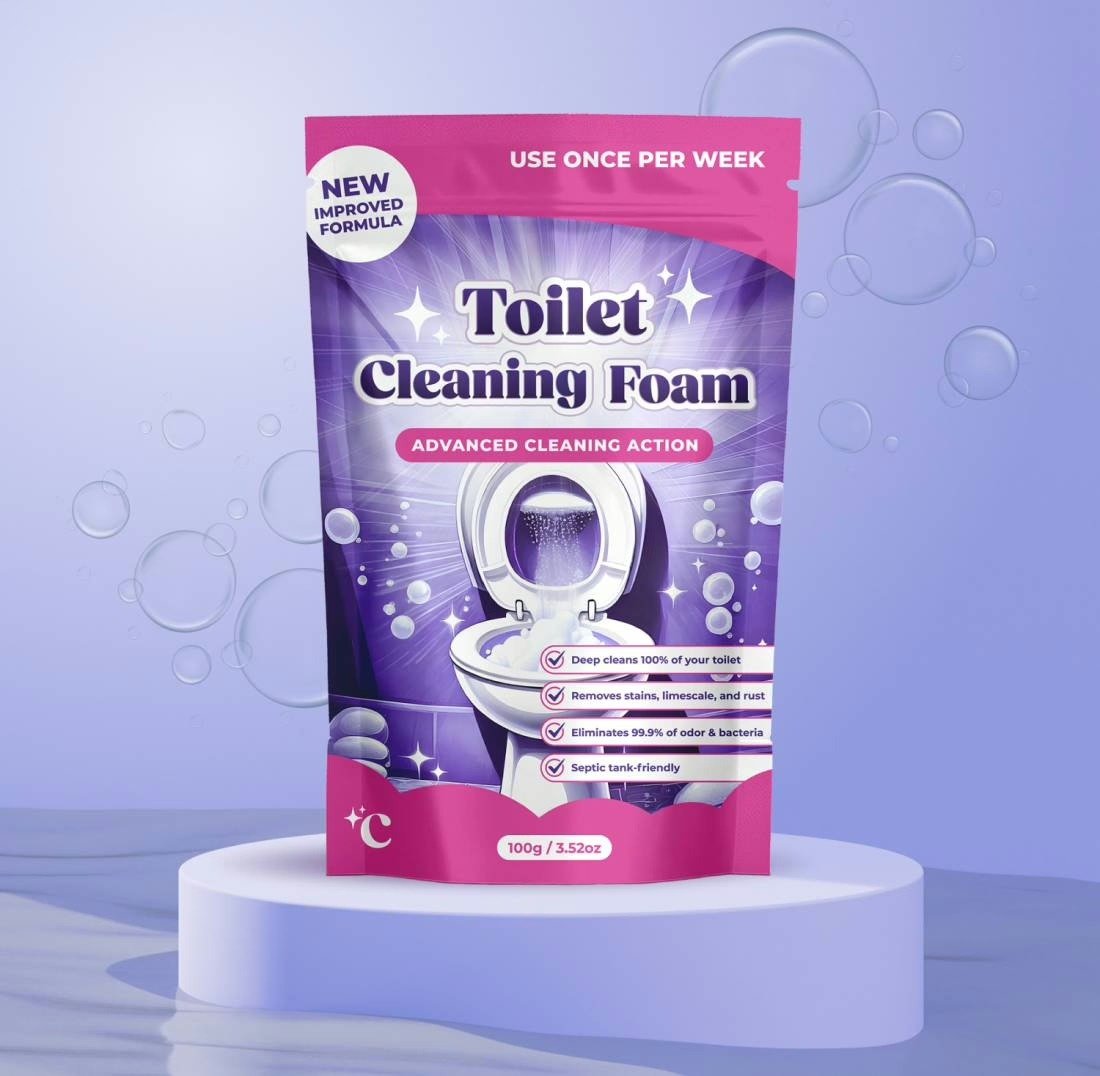 FizzClean Toilet Cleaning Foam Verpackung