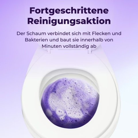 FizzClean Schaumbildung