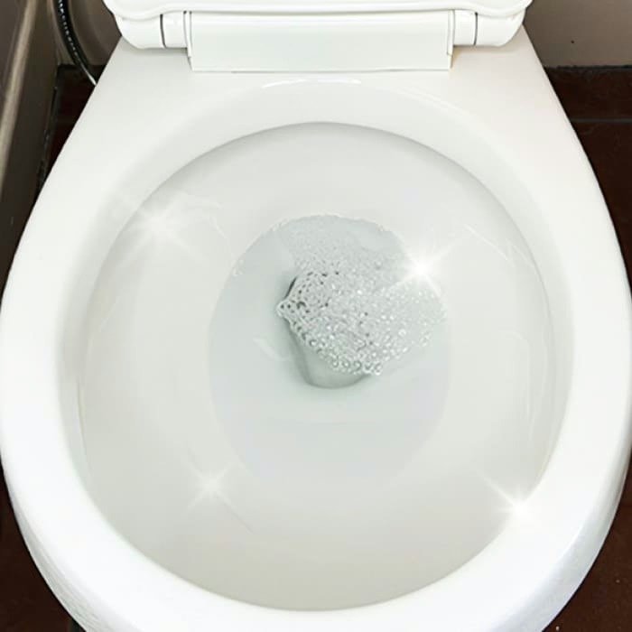 Toilette nach der Anwendung